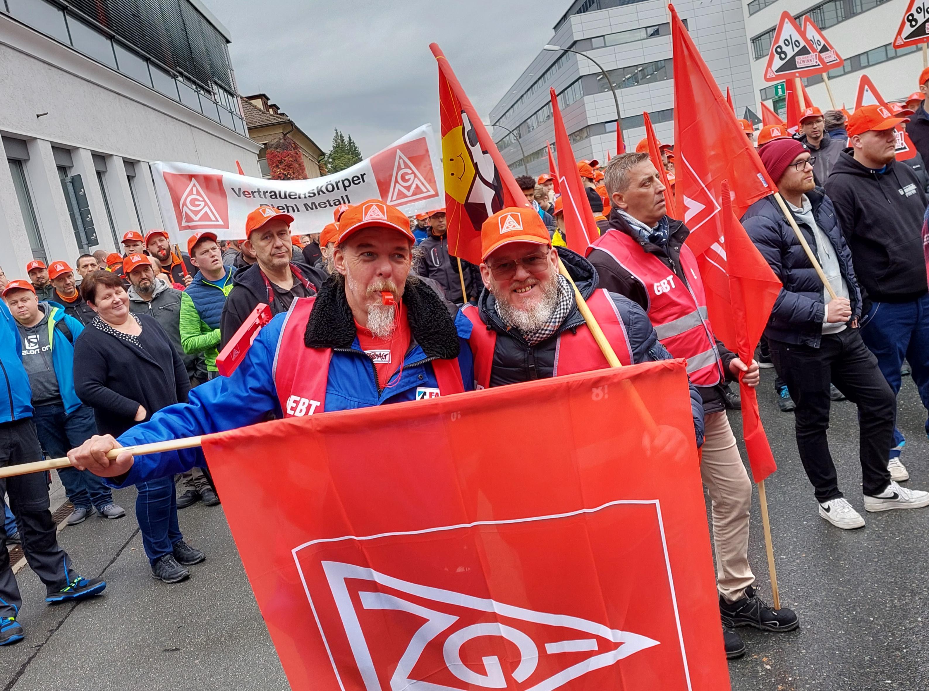 Warnstreik Nürnberger Land