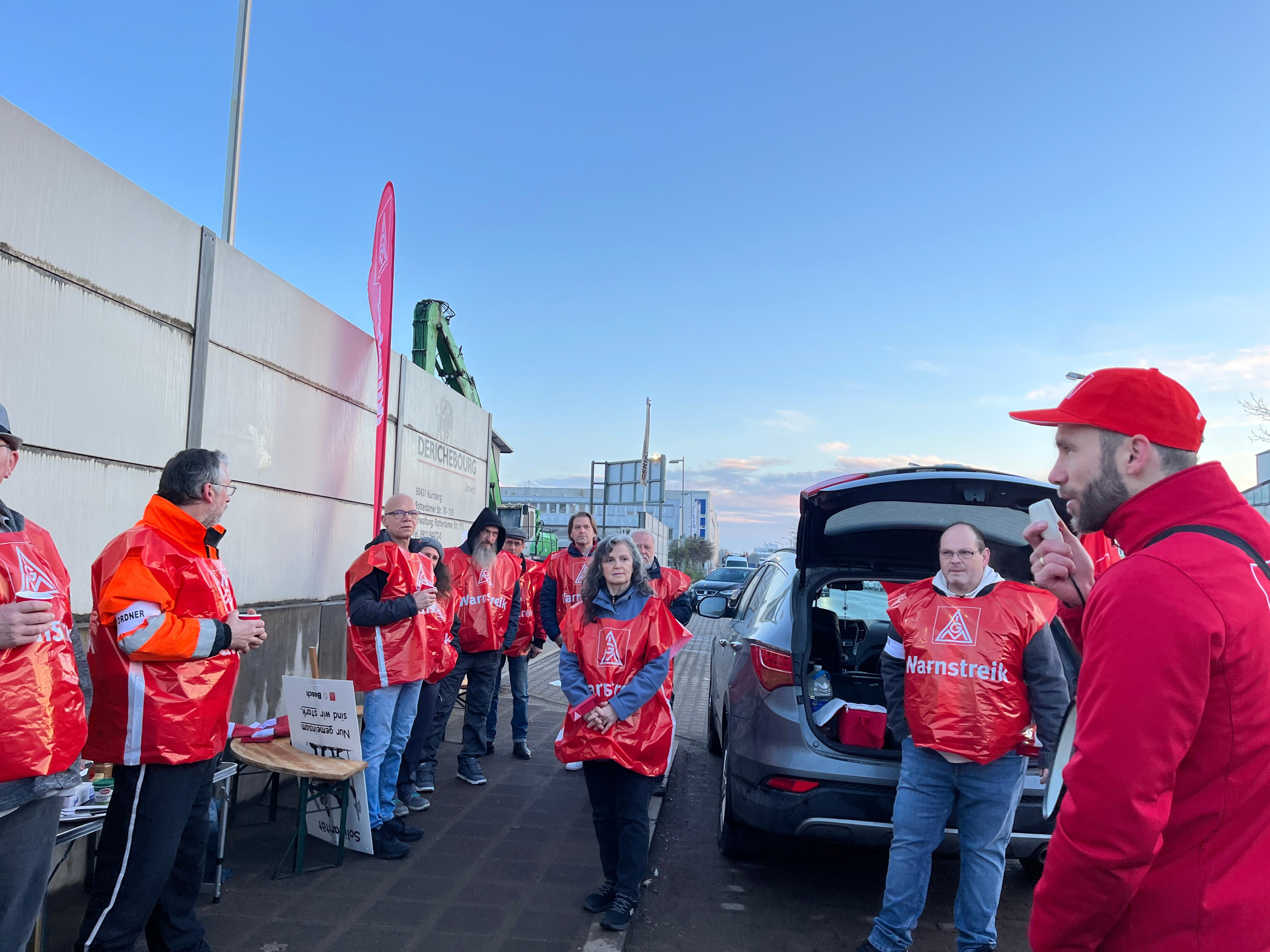 Warnstreik Derichebourg 