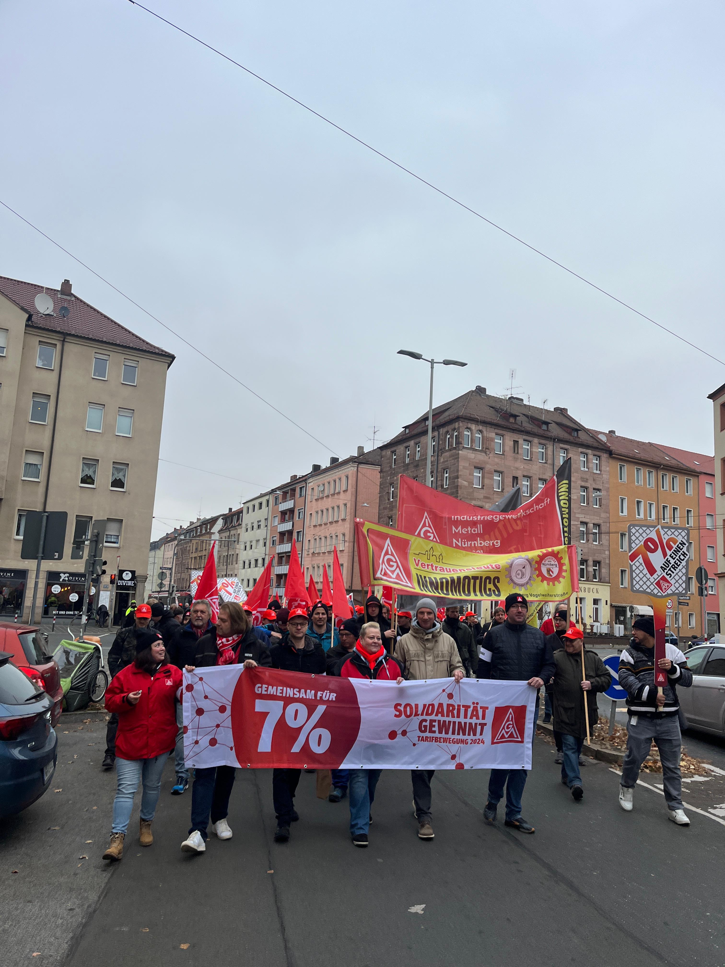 Warnstreik Nürnberg