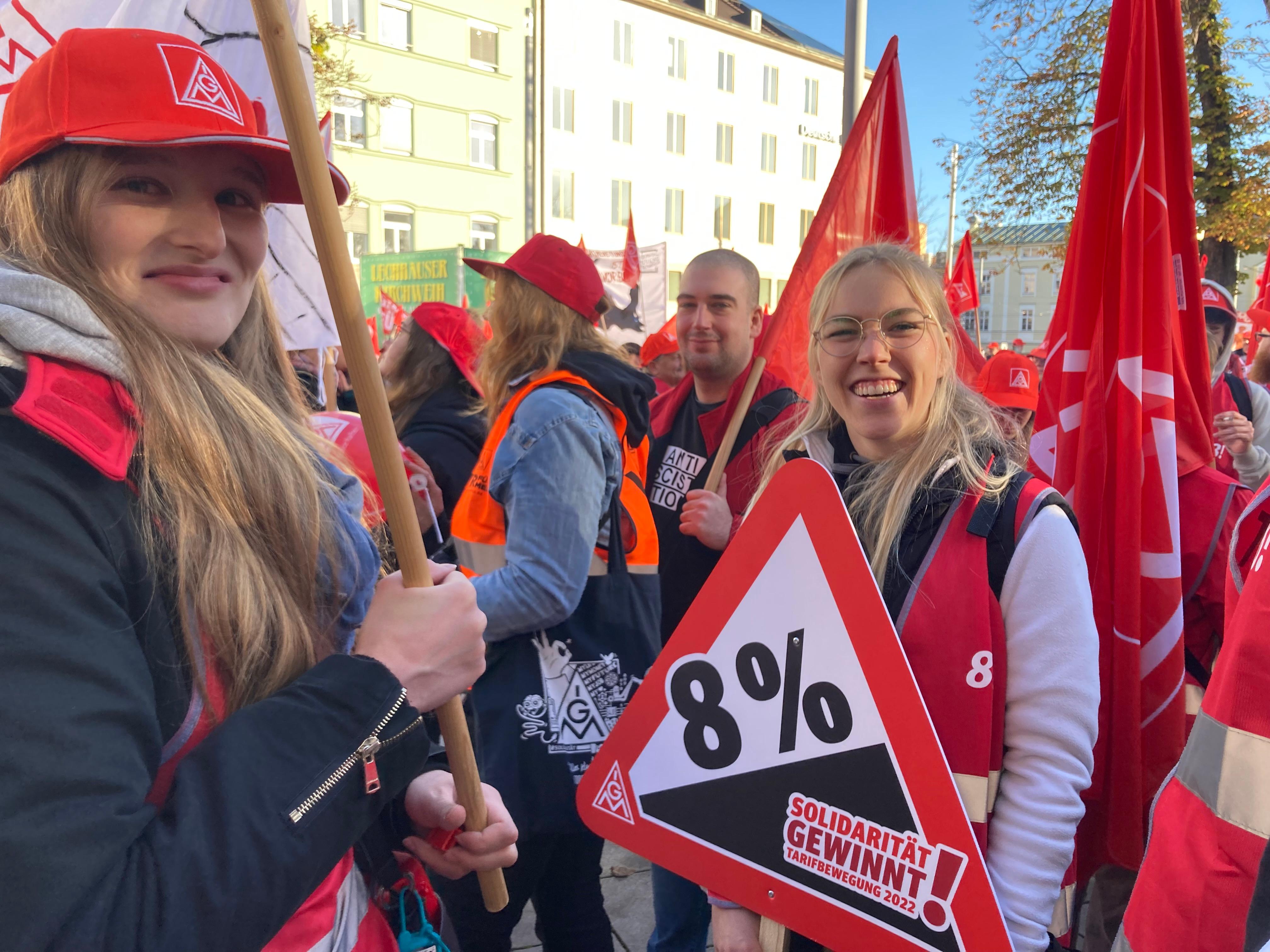 Verhandlung Tarifrunde Augsburg Nürnberg