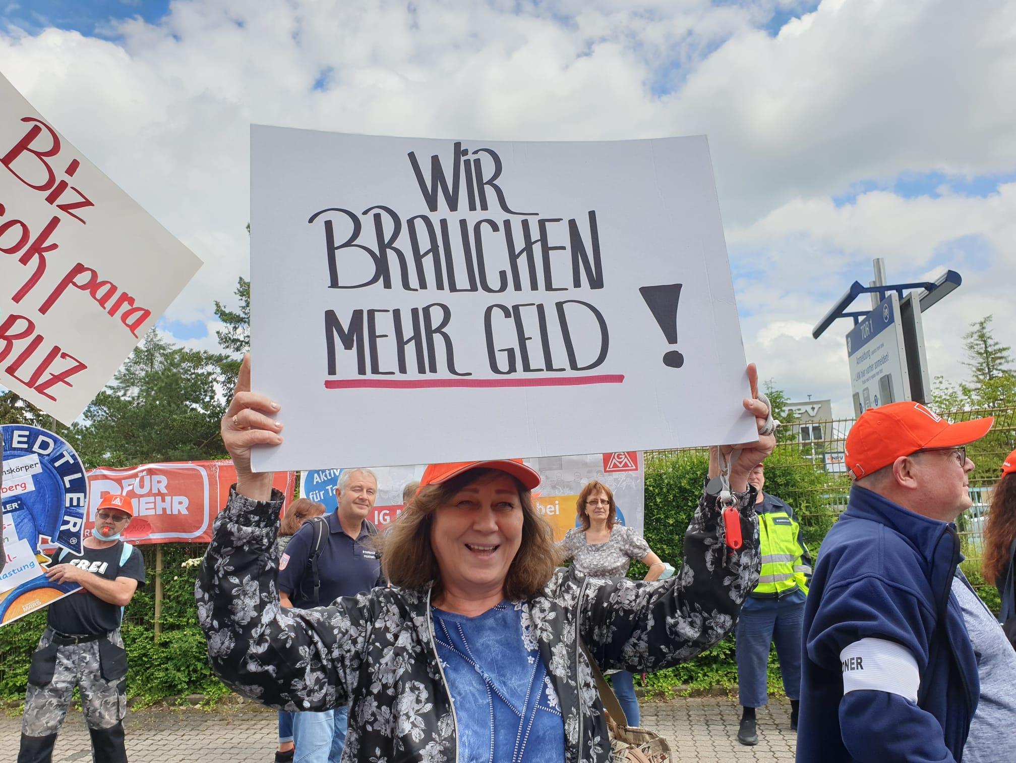 Demonstration Staedtler Nürnberg