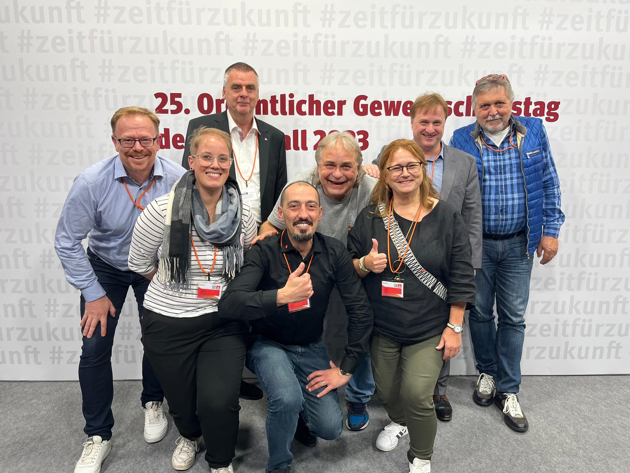 Delegierte Nürnberg Gewerkschaftstag 2023