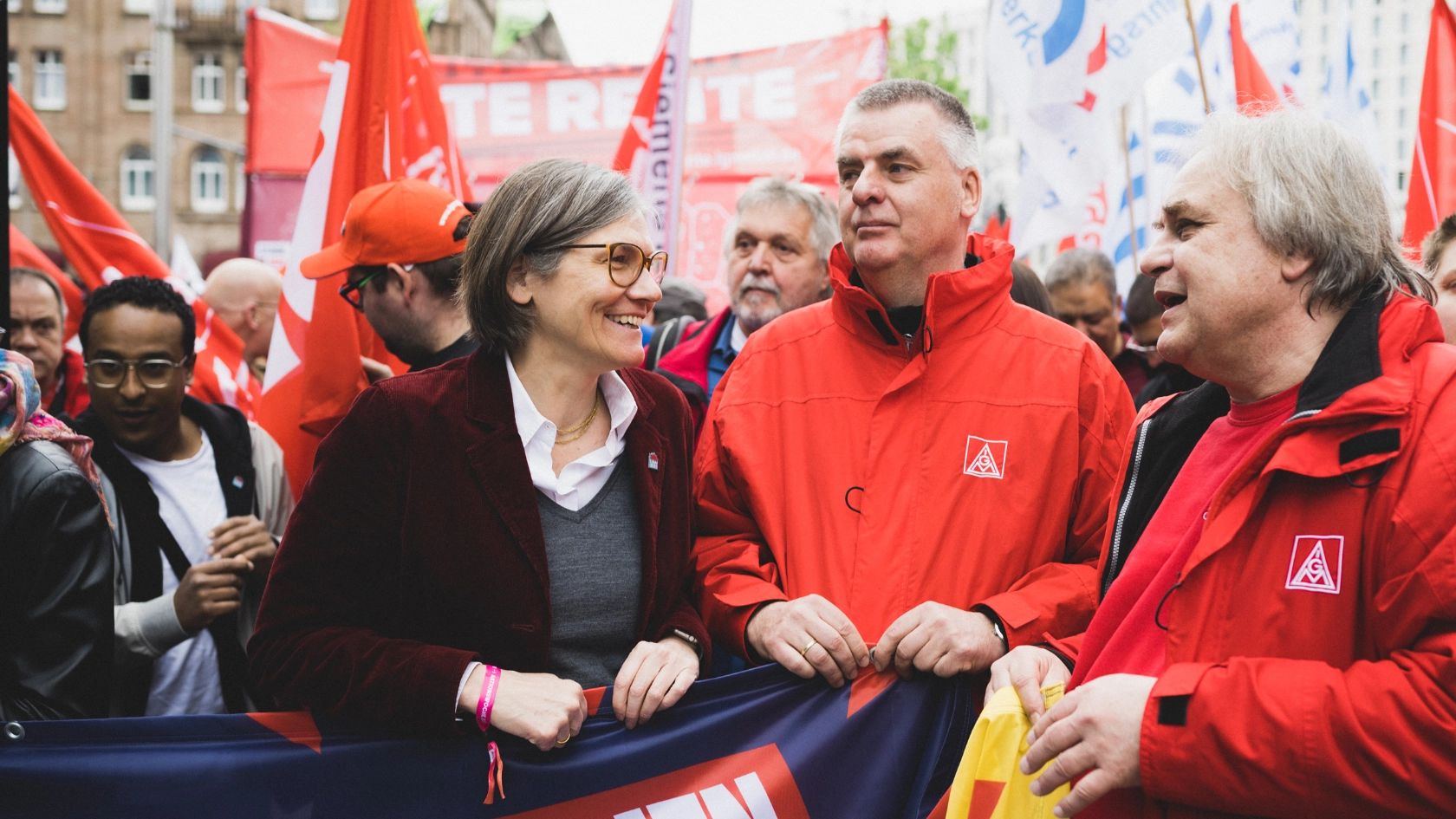 1. Mai 2023 in Nürnberg mit Christiane Benner