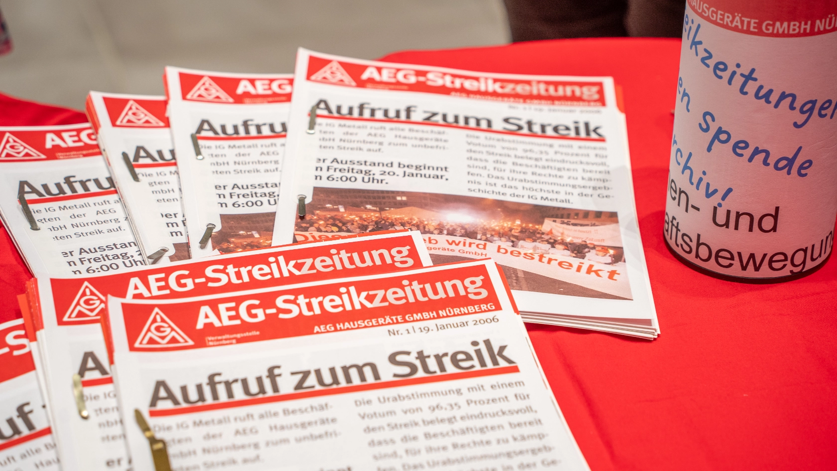 20 Jahre AEG Streik