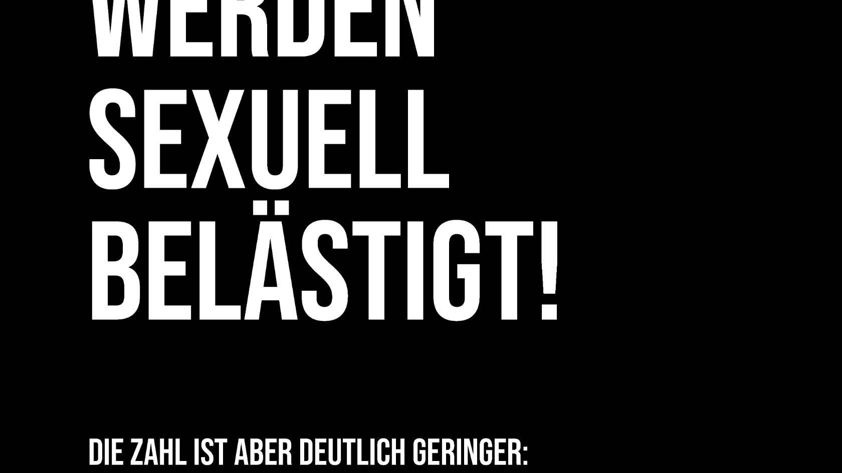 Auch Männer werden belästigt, Auszug aus der Studie der Anti Diskriminierungsstelle