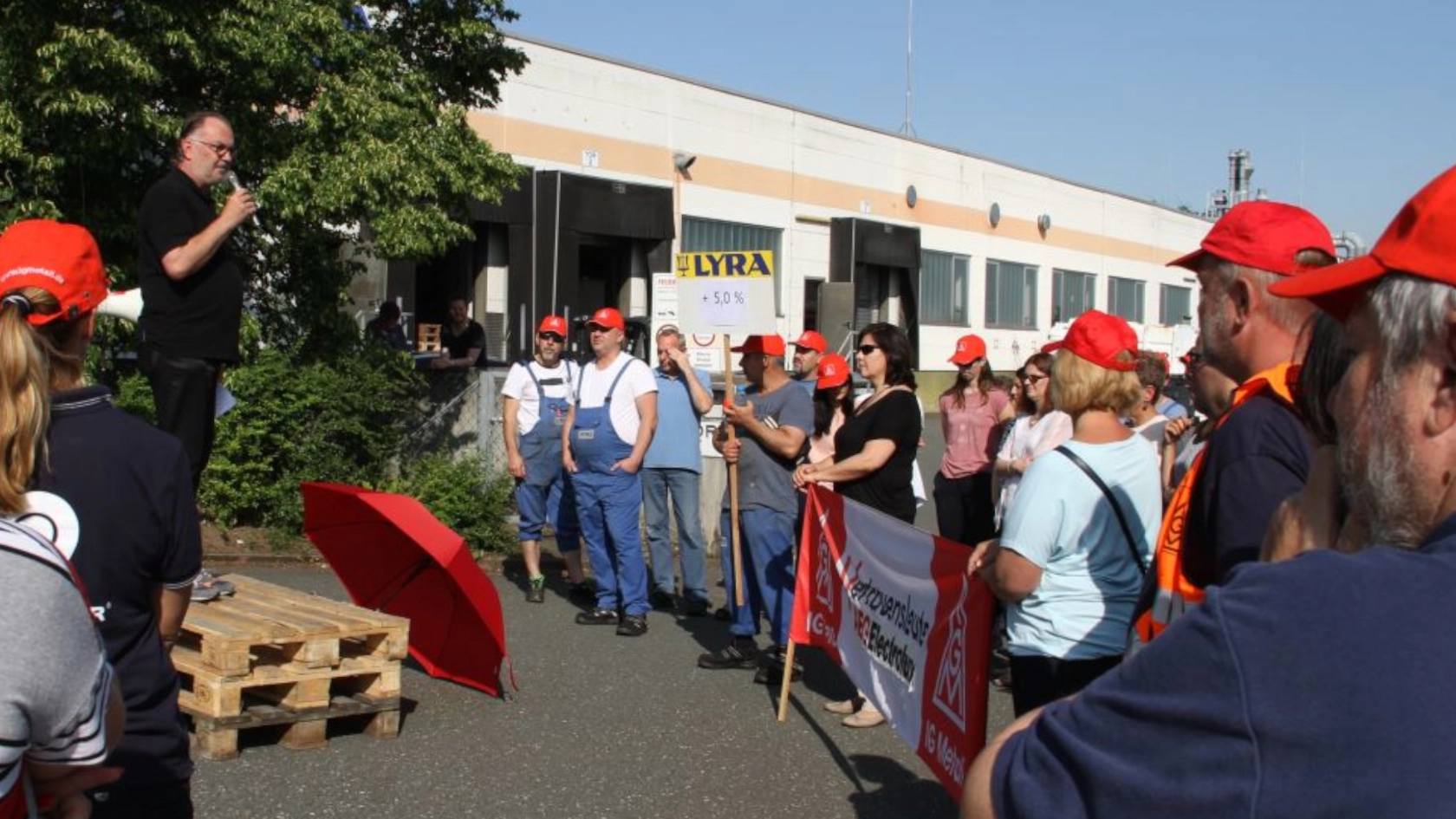 Tarifrunde SZI 2019 Warnstreik Lyra