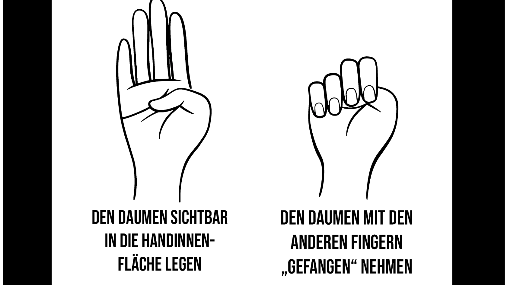 Instagram Beitrag Handzeichen gegen häusliche Gewalt