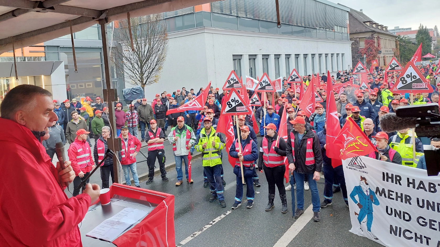 Warnstreik Nürnberger Land
