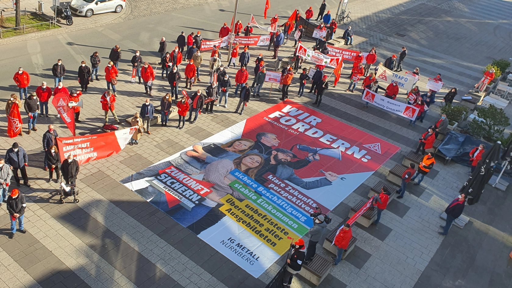 Kundgebung am Kornmarkt 