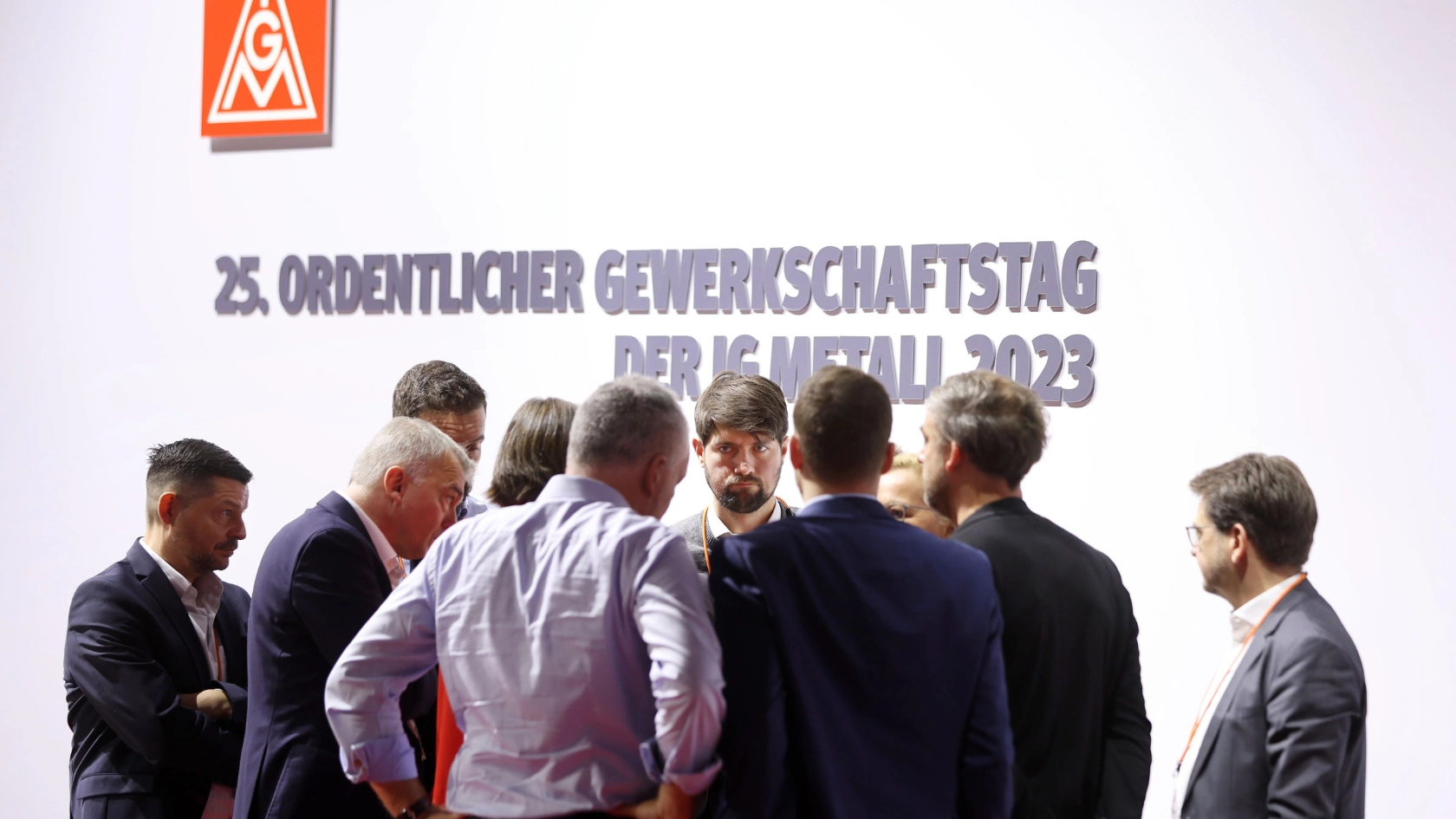 Beratung der Antragsberatungskommission auf dem Gewerkschaftstag in Frankfurt 