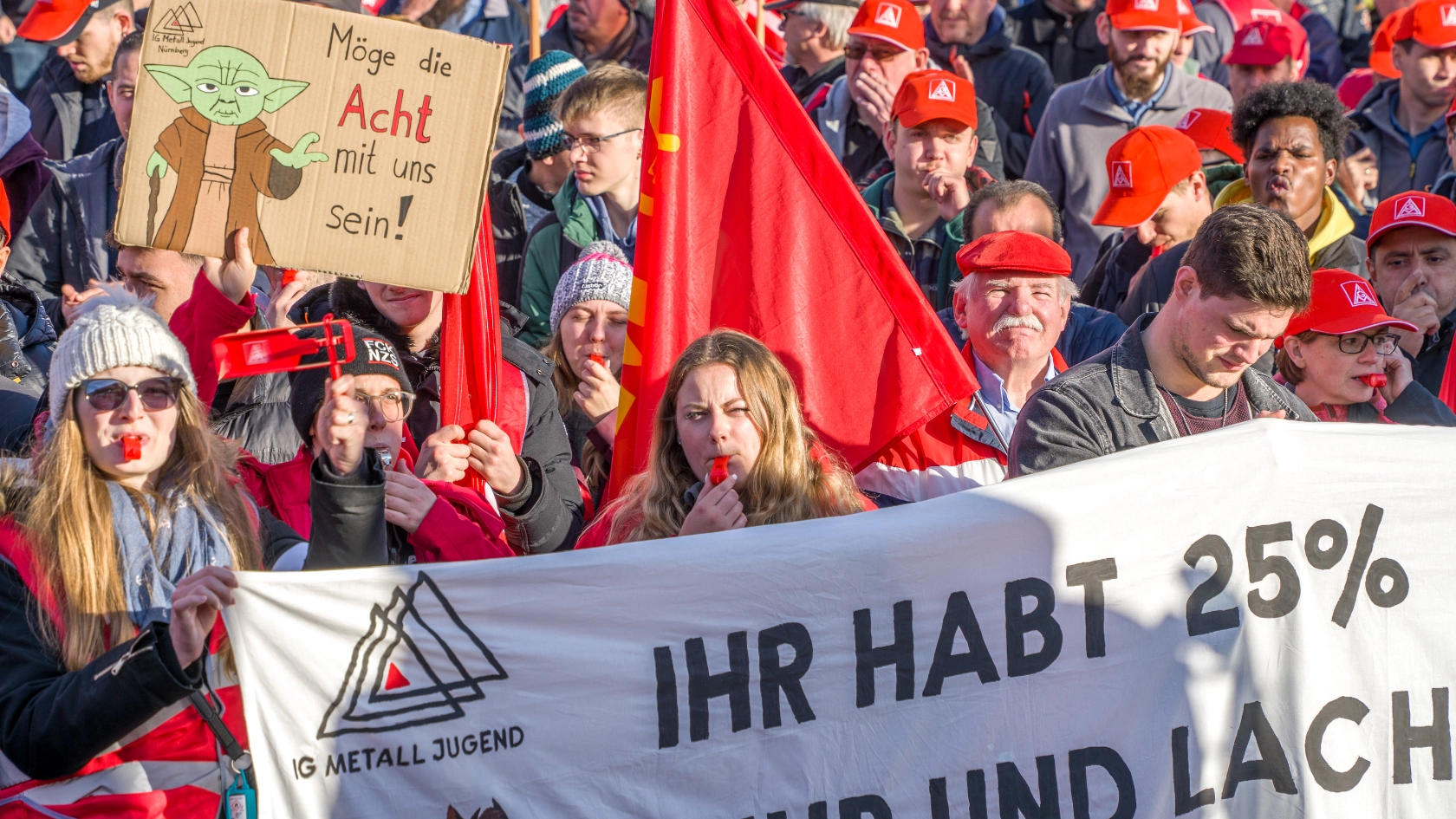 Warnstreik Nürnberg