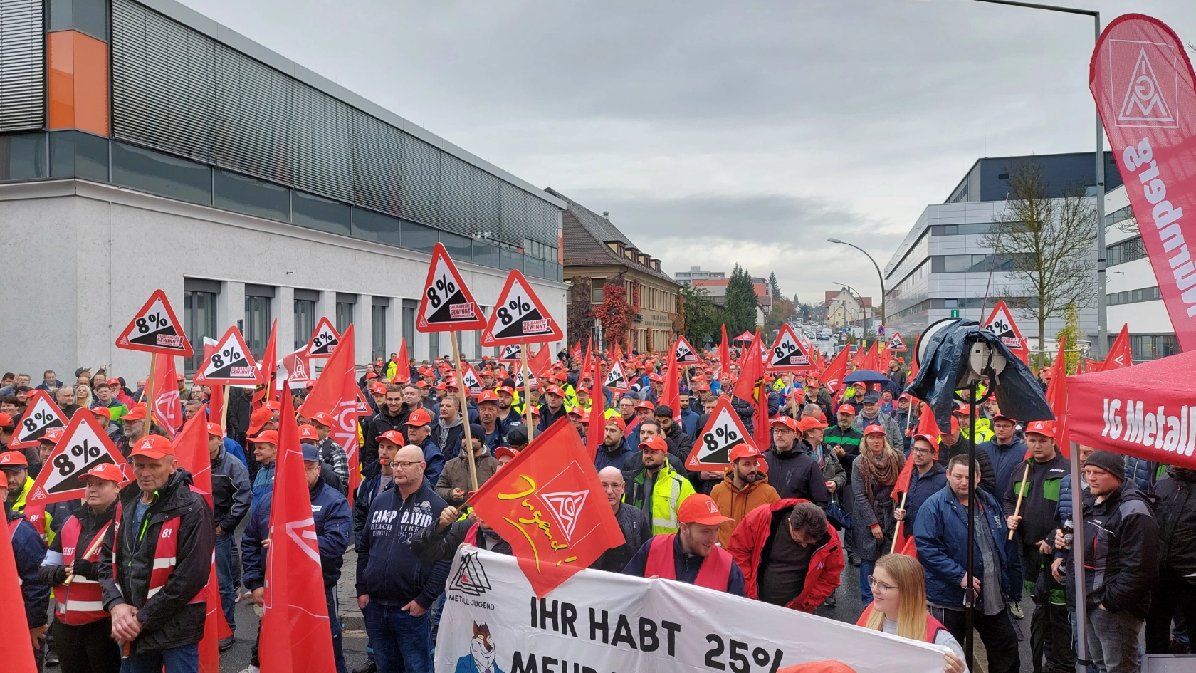 Warnstreik Nürnberger Land