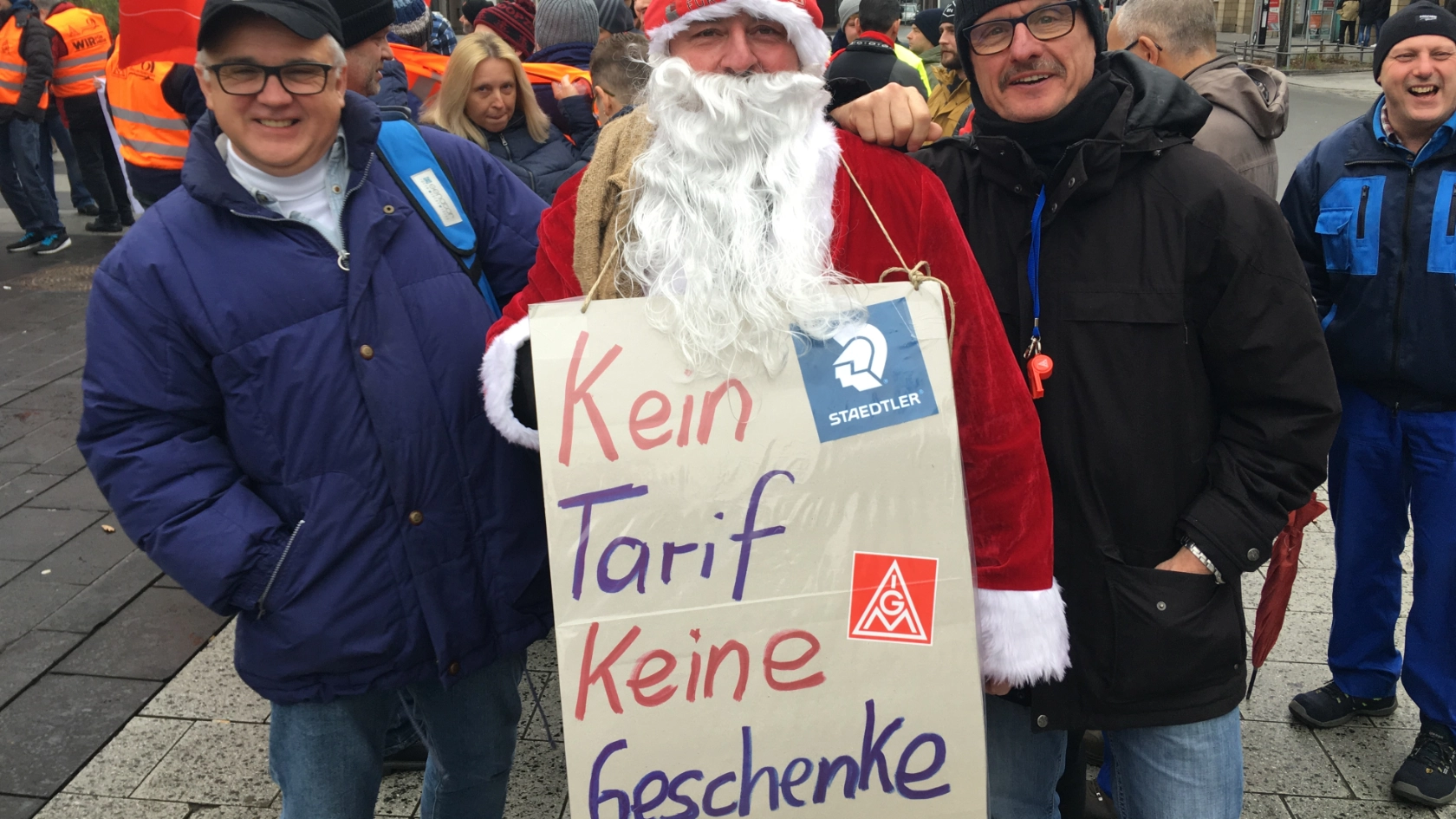 Aktion Tarifbindung Staedtler Nürnberg 2018