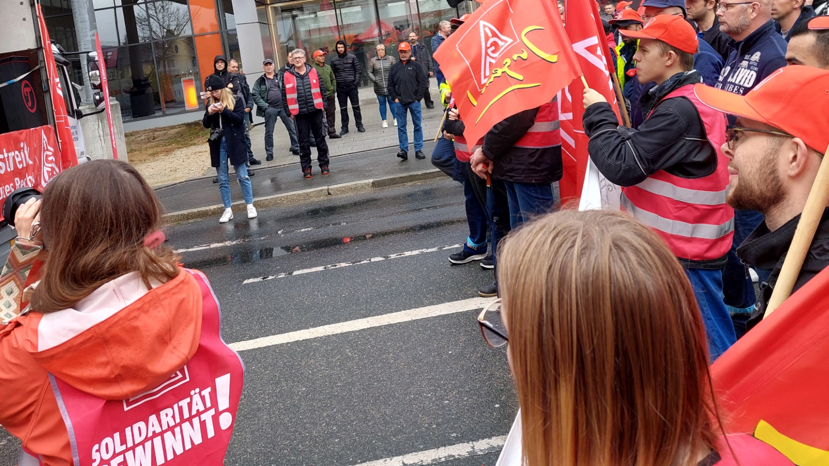 Warnstreik Nürnberger Land