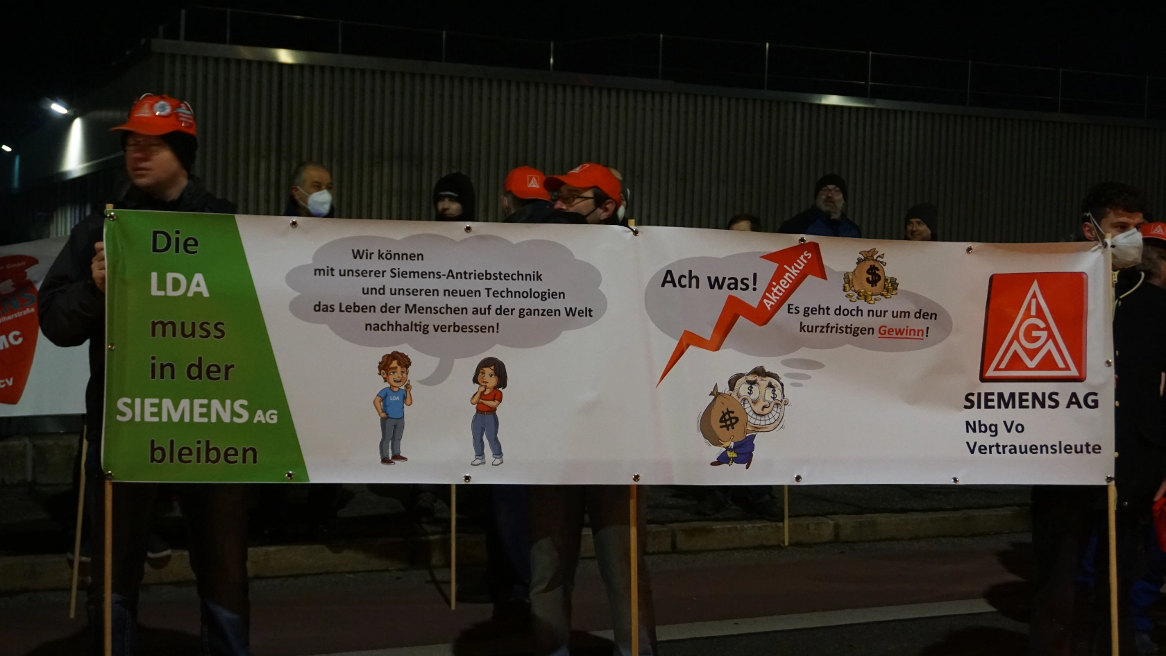 Die Logik des Siemens Vorstandes ist nicht nachzuvollziehen.