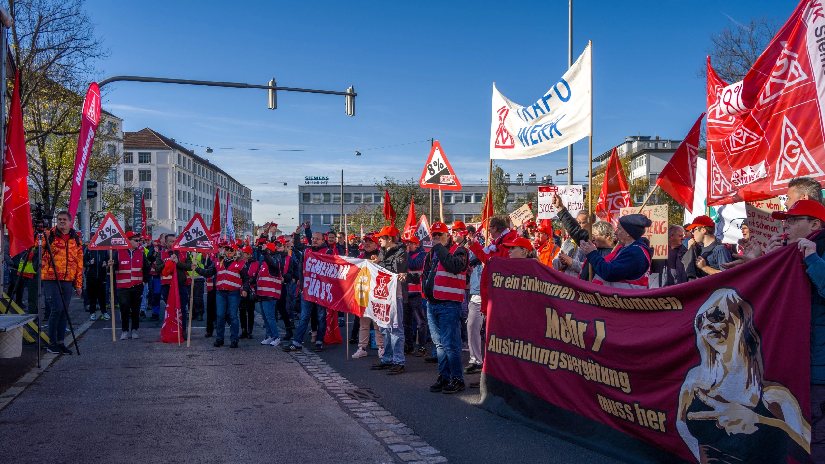 Warnstreik Nürnberg
