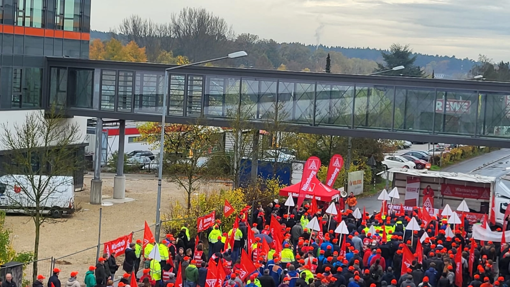 Warnstreik Nürnberger Land