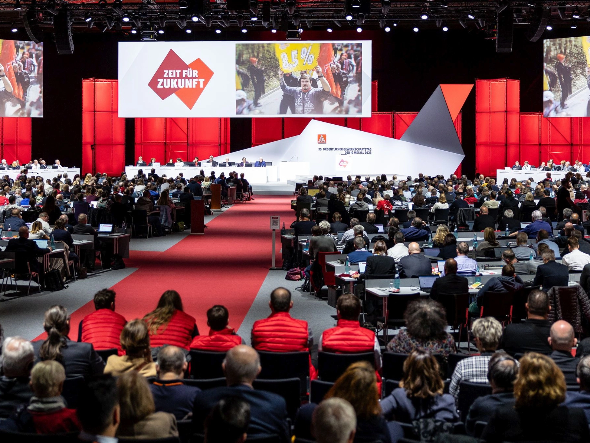 25. Ordentlicher Gewerkschaftstag der IG Metall in Frankfurt am Main.