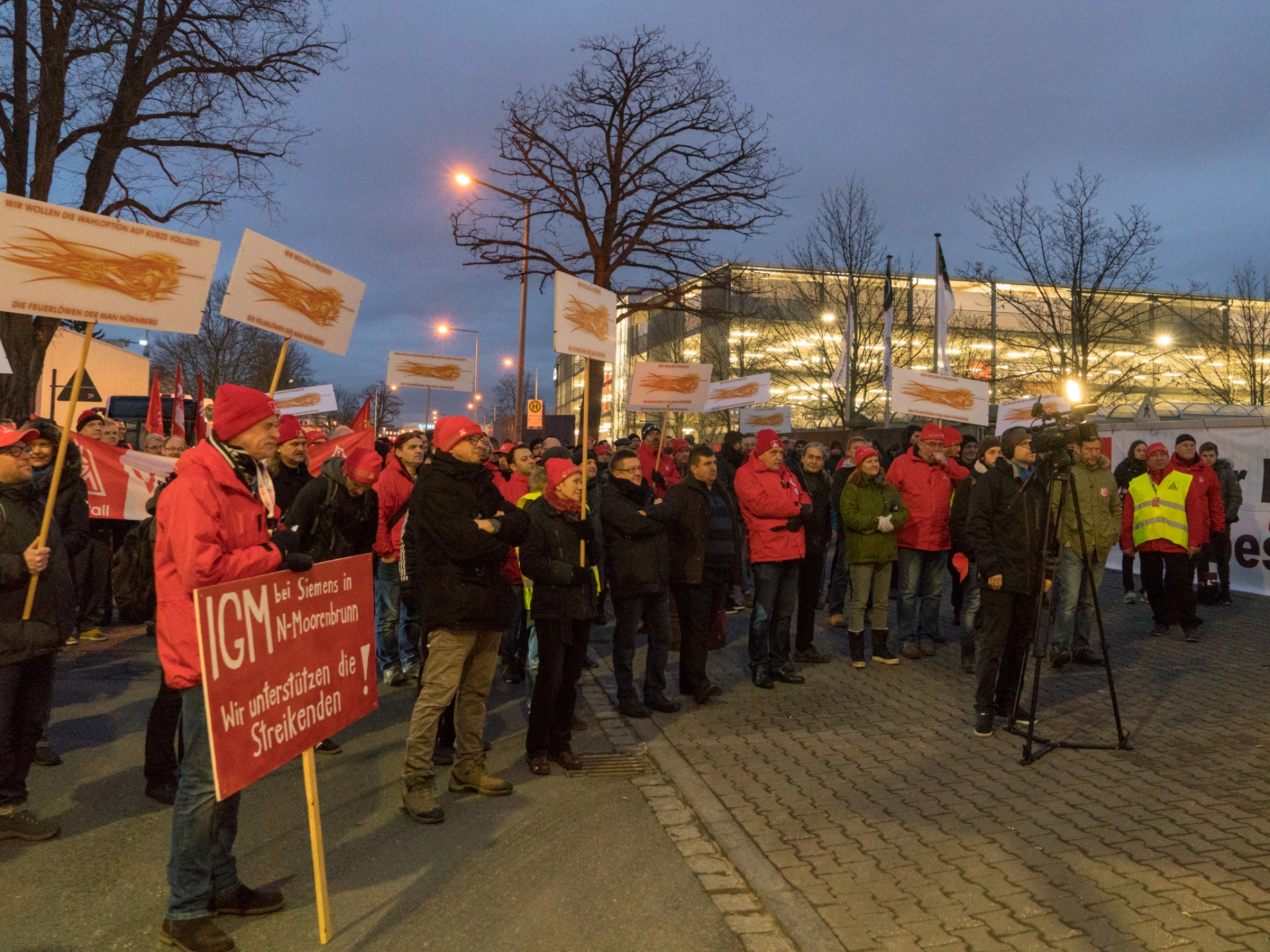 Tageswarnstreik MAN 2018 Nürnberg