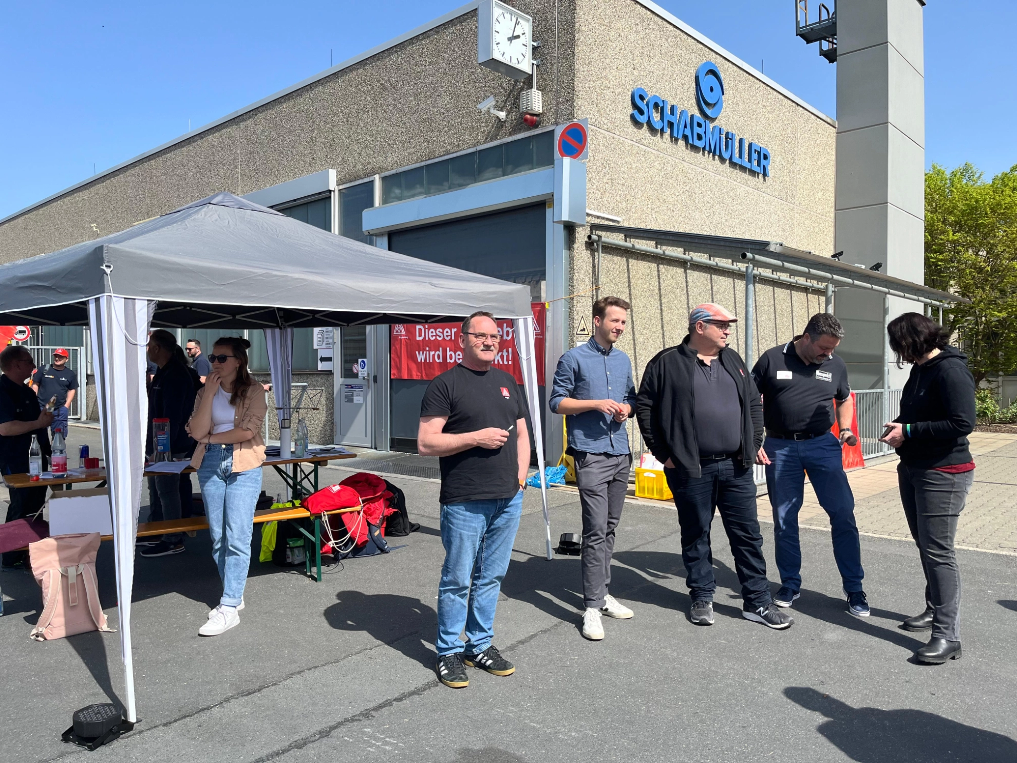 Warnstreik Schabmüller Nürnberg