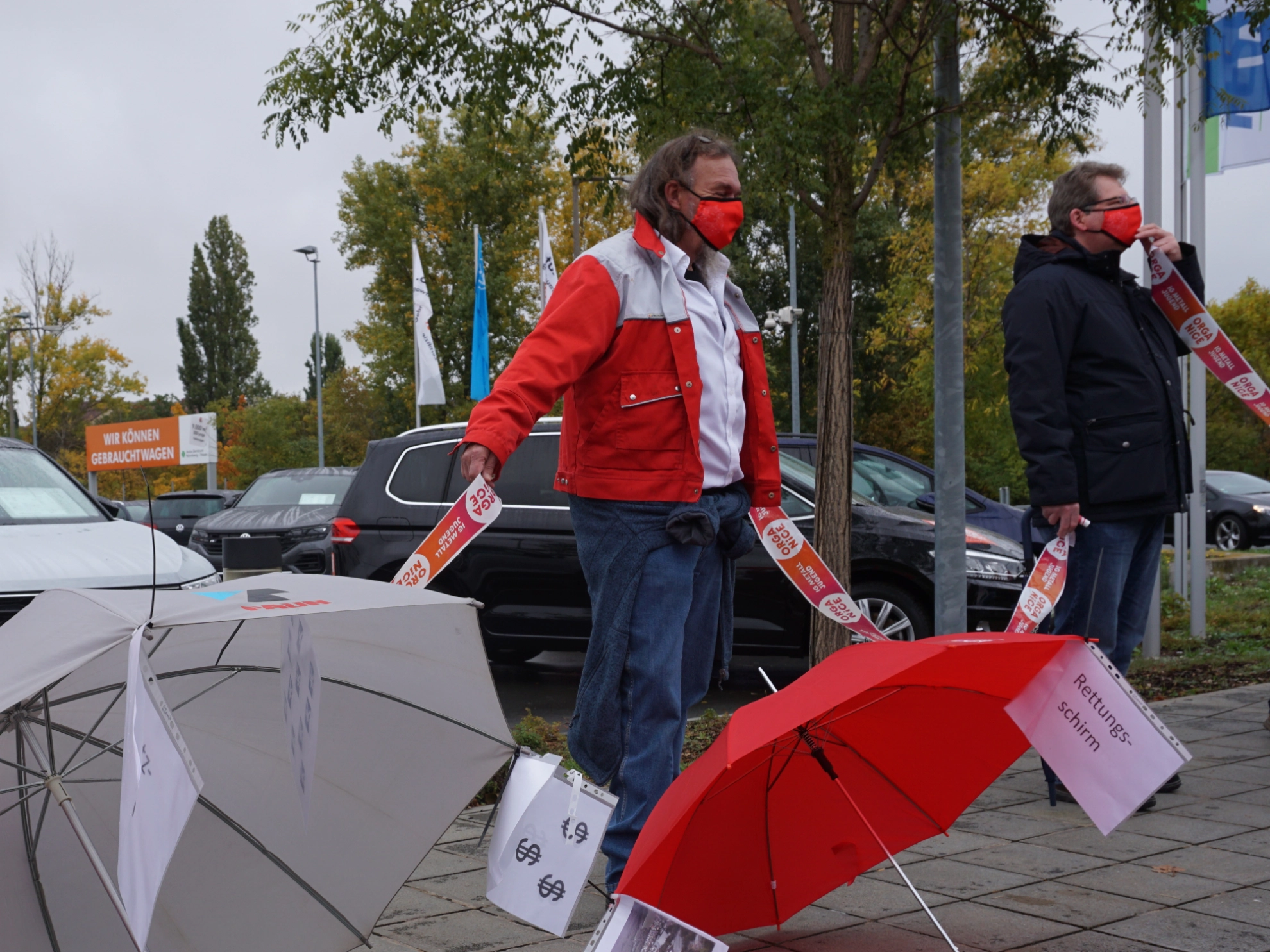 Menschenkette FAUN Nürnberg Oktober 2020