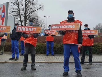 Unterschriftenaktion: Angleichung Ost!