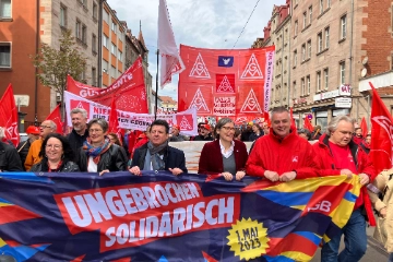 Starker 1. Mai 2023 mit Christiane Benner in Nürnberg