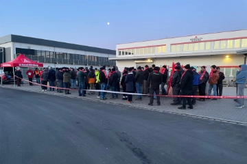 Warnstreik nach unterirdischen Angebot - 0,0 Prozent für die Beschäftigten bei Baumüller