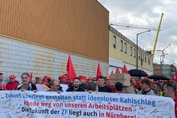 Starker Protest bei ZF Guss gegen die Horrorpläne des Managements
