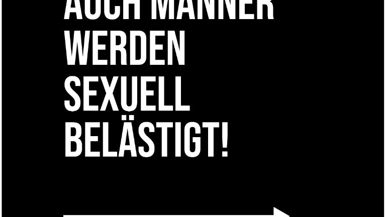 Quadratische Illustration zum Thema sexuelle Belästigung am Arbeitsplatz, Studie der Antidiskriminierungsstelle