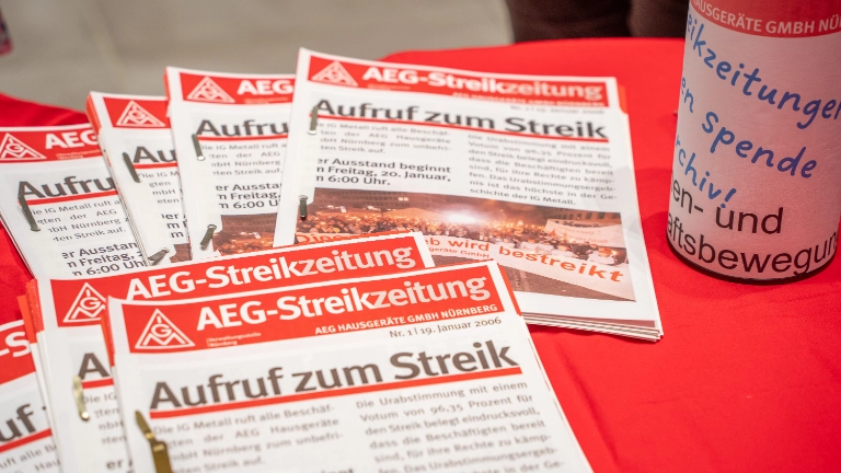 20 Jahre AEG Streik