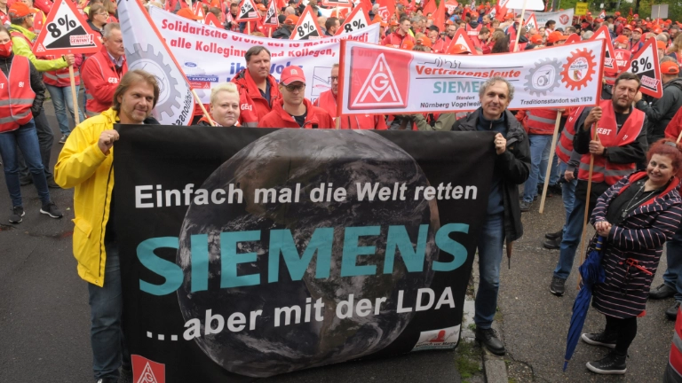 Siemens LDA Tarifauftakt Nürnberg