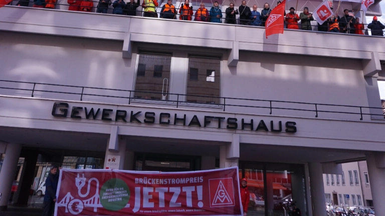 Aktionstag Brückenstrompreis Nürnberg