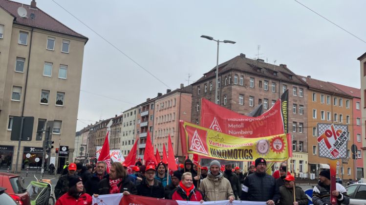Warnstreik Nürnberg