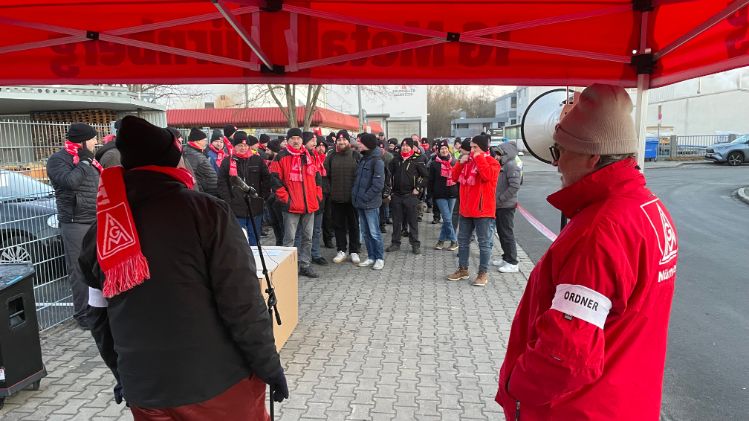 Warnstreik Baumüller Nürnberg