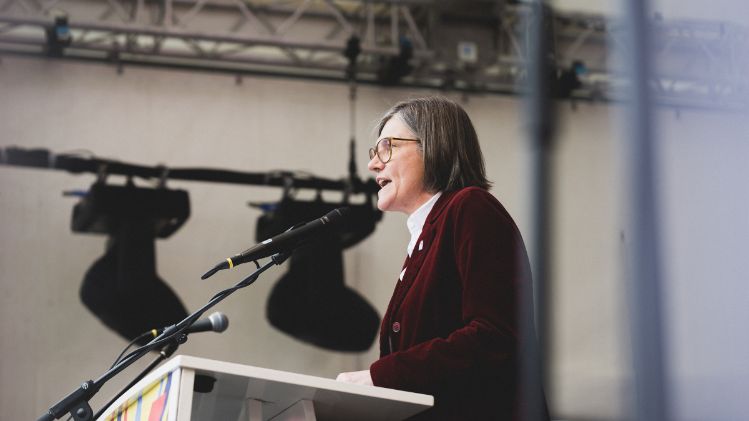 1. Mai 2023 in Nürnberg mit Christiane Benner
