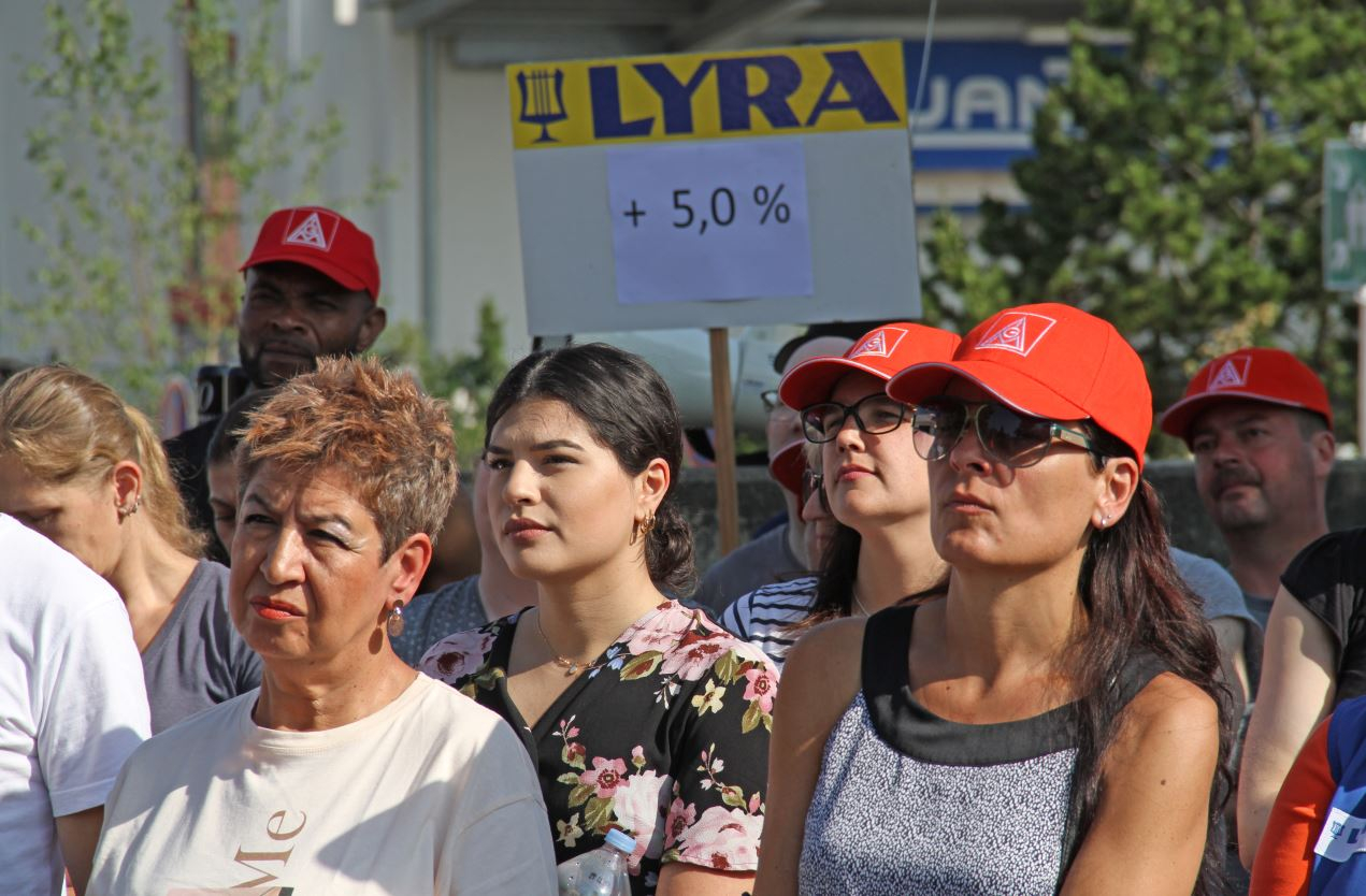 Warnstreik SZI Tarifrunde 2019 Nürnberg Beschäftigte Lyra