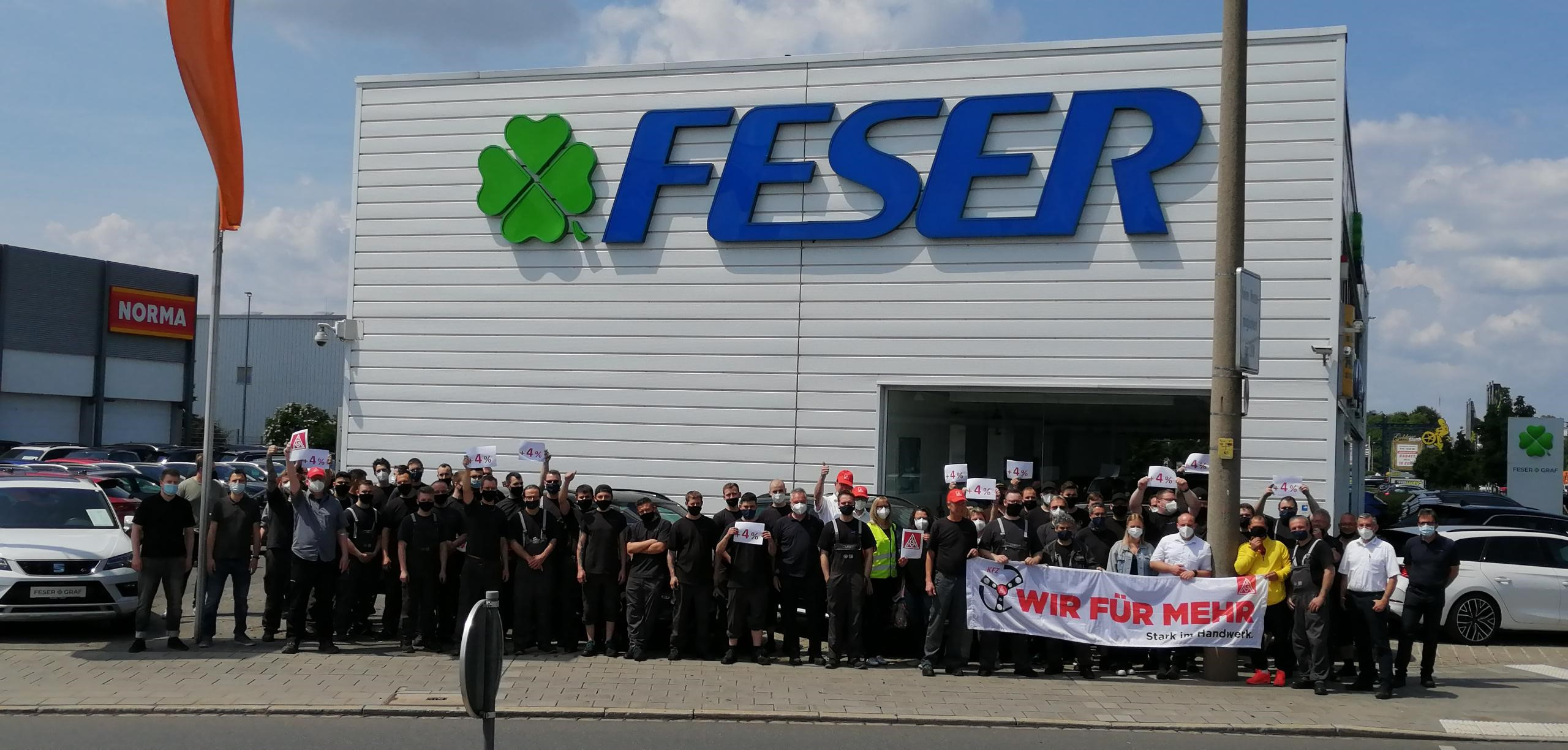 KFZ Tarifrunde Nürnberg Feser